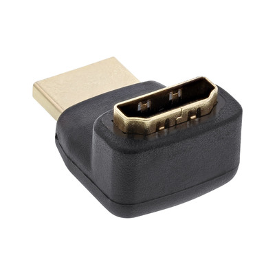 InLine® HDMI Adapter, Stecker / Buchse, gewinkelt oben, vergoldete Kontakte 4K2K (Produktbild 2)