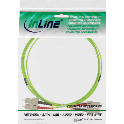 InLine® LWL Duplex Kabel, SC/SC, 50/125µm, OM5, 3m (Produktbild 2)