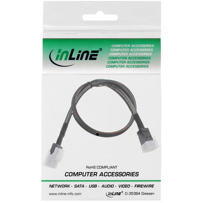 InLine® Mini-SAS HD Kabel, SFF-8643 zu SFF-8087, mit Sideband, 1m (Produktbild 11)