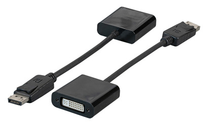 DisplayPort Adapter,DP Stecker,auf DVI -- 24+5 Buchse, Full HD