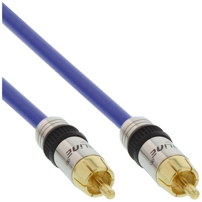 InLine® Cinch Kabel AUDIO, PREMIUM, 1x Cinch Stecker / Stecker, 2m (Produktbild 1)